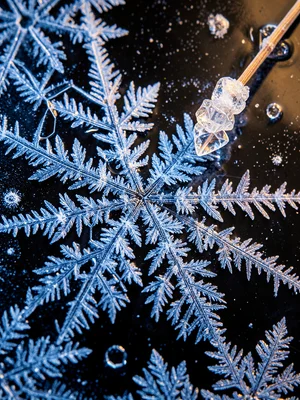 Rock candy crystal cluster on a stick, faceted sugar surfaces refracting light