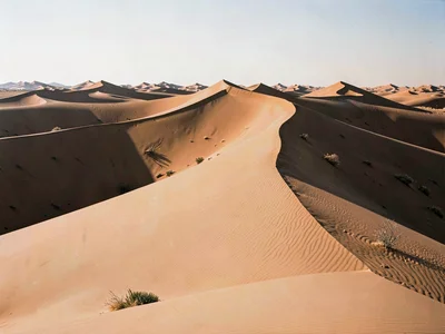 Desert dunes extended