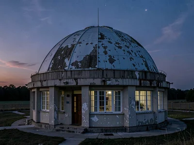 Dome exterior showing weathering and purpose