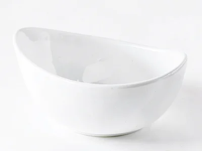 Porcelain white curve simple