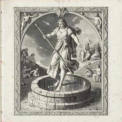 Truth emerging from a well