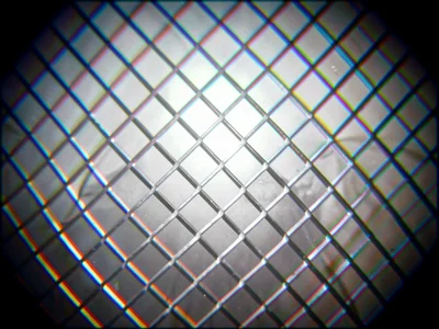 Lattice creating repeated fringing