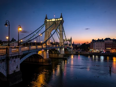 Bridge at twilight