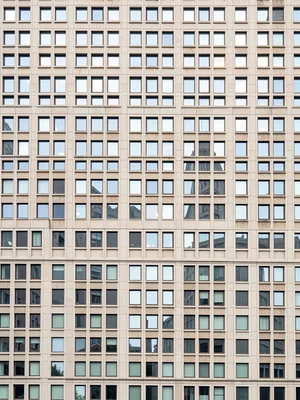 Building facade grid pattern