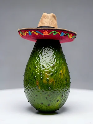Avocado in Sombrero