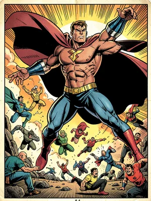 Giant hero growing