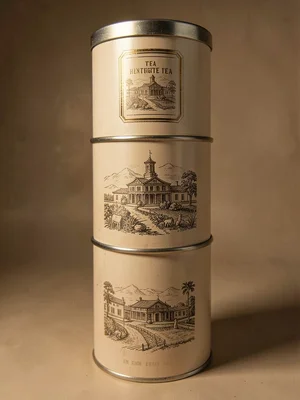 Tea Tin Size Sequence Small to Large