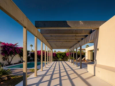 Colonnade Shadow Rhythm to Pool