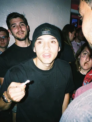 Cigarette break outside a venue