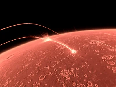 Solar prominence arch at extreme zoom, plasma rope curving away from the limb, m