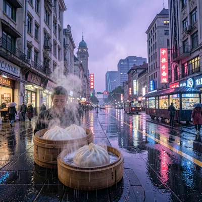 Xiaolongbao steam in kitchen