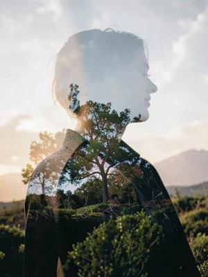 Nature textures in figure