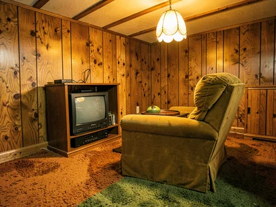 Harvest Gold Recliner