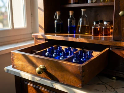 Cabinet Drawer Vials