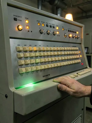 IBM 360 Front Panel Toggle Switches