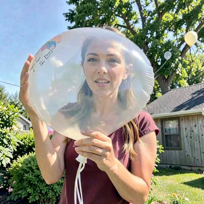 Popping balloon moment
