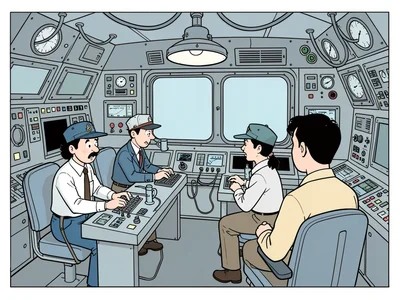 Submarine control room