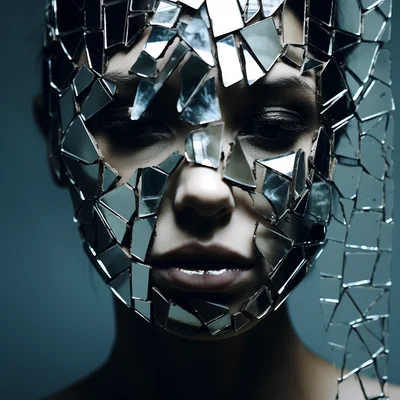 Fragmented Reality Use shattered mirrors to reflect a