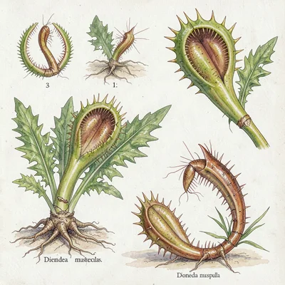 Dionaea muscipula botanical specimen