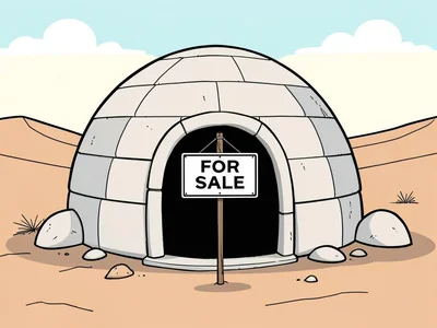 Igloo for sale in desert