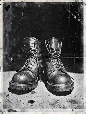 Grunge nineties combat boots