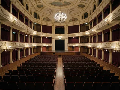 Empty theater auditorium