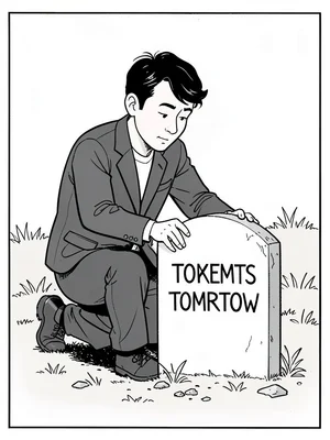 Procrastinator grave tomorrow