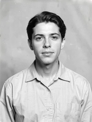 Asylum patient portrait