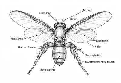 Insect anatomy technical