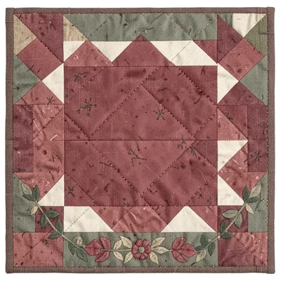 Log Cabin quilt block