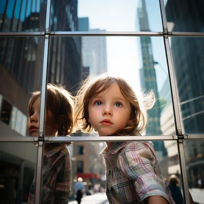 Photo in the style of Vivian Maier 2020 - Window into