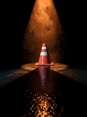 Traffic Cone Noir