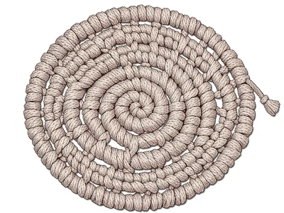 Macrame coaster set