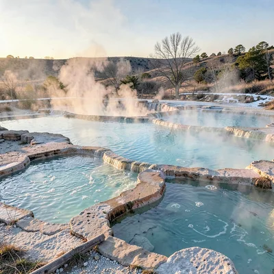 Hot springs pools