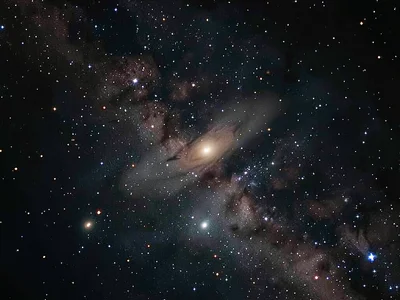 Small dwarf galaxy near larger companion