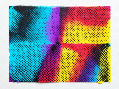 UV spot varnish edge, glossy coating boundary on matte paper creating texture co
