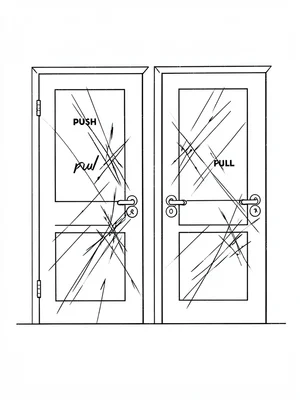 Push pull door confusion