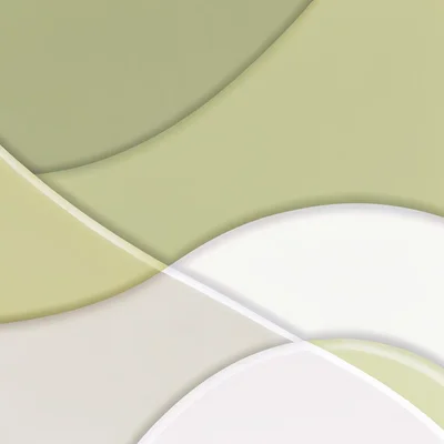 Geometric vector wave of canopy curves layered in pistachio and chalk