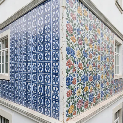 Corner Junction — Two Buildings, Two Pattern Systems