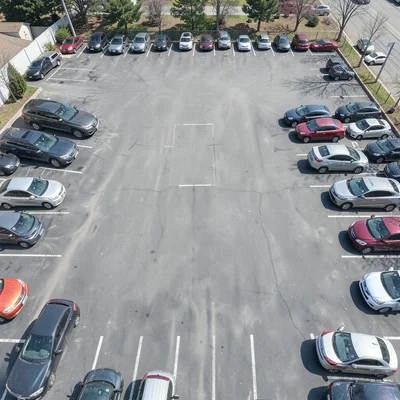 Parking lot from above