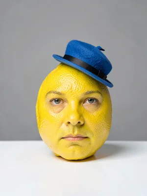 Lemon in Blue Beret