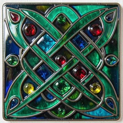 Cloisonne Celtic knotwork