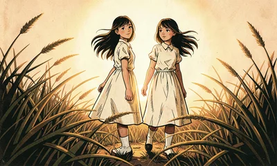 Sisters in the Grass
