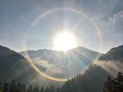 Sun angle for glory optimal