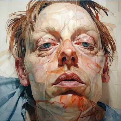 Painting portrait by Jenny Saville. harry poter