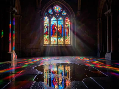 Vitrail Soleil