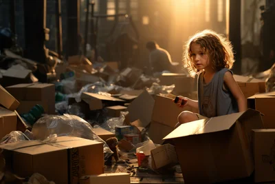 Photo by Gregory crewdson. Momentary Joy A child rips