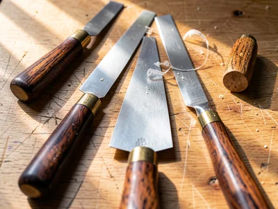 Bench Chisel Set Flat Lay