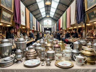 Covered Market Hall Interior