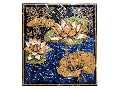 Batik lotus scene
